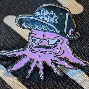 Suicidal Tendencies Pink "Octopus" Enamel Pin